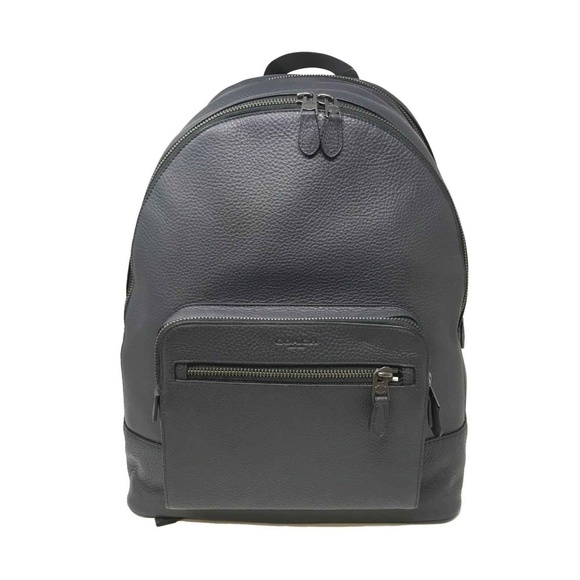 Coach Other - Coach Men’s West Backpack In Midnight Navy Pebble
